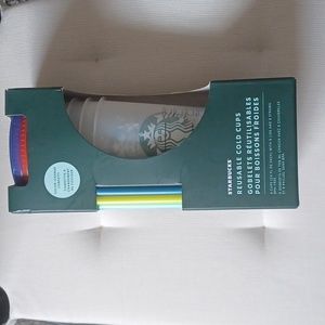 Starbucks Summer 2021 Color Change Confetti Reusable Cold Cups
